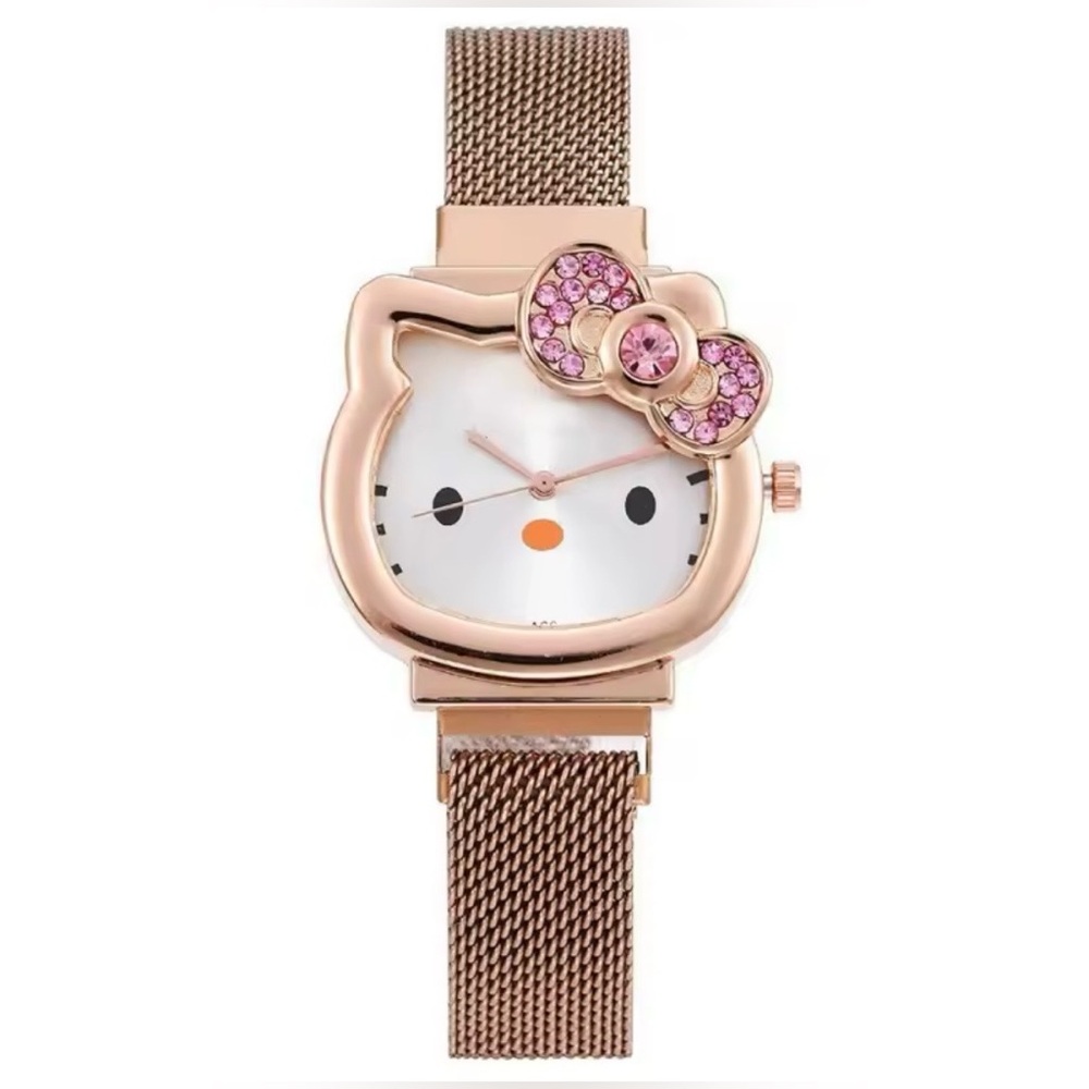 Hello Kitty Rose Gold and Pink Kids Watch